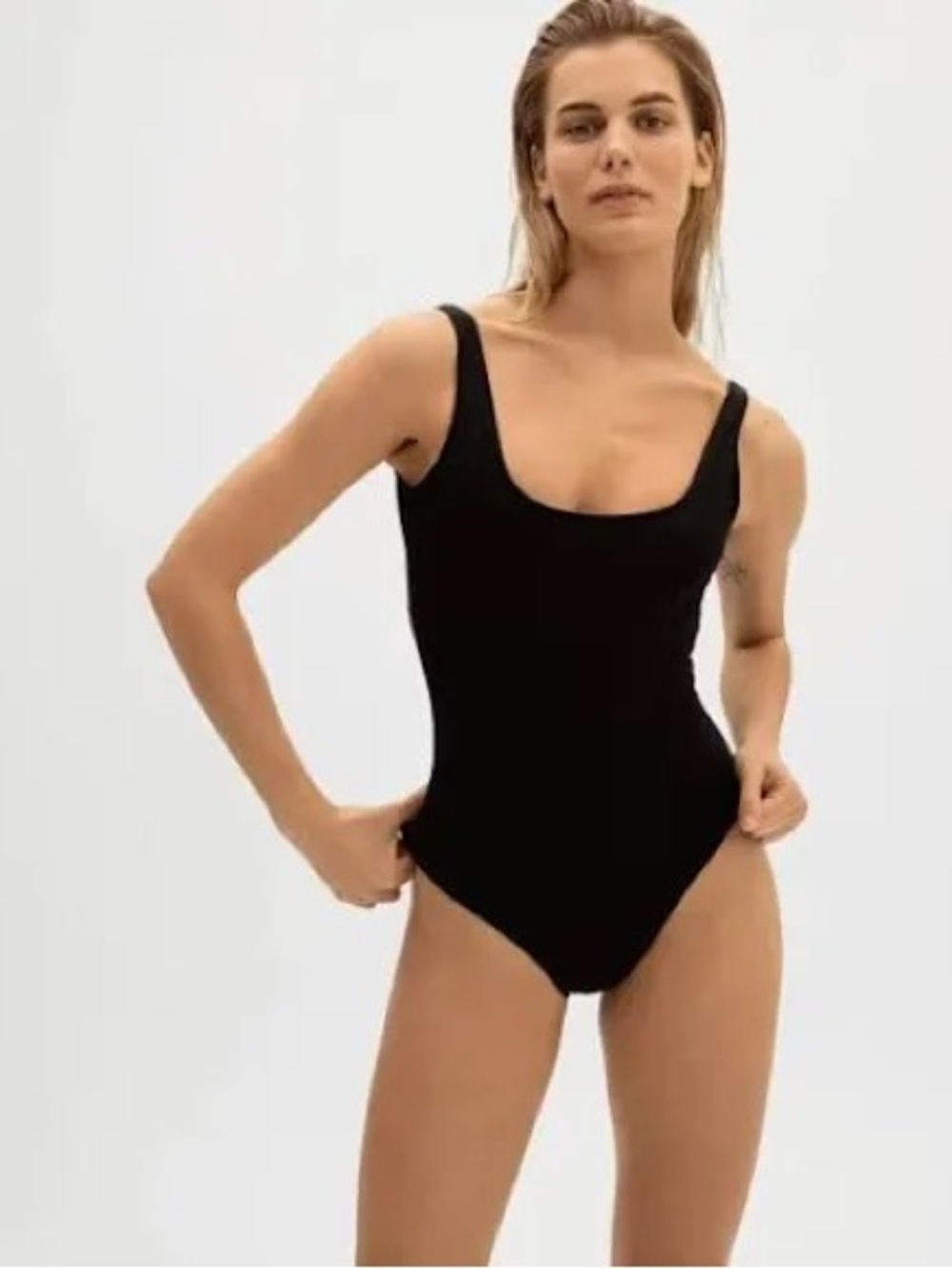 Everlane Black ReNew One Piece Swimsuit